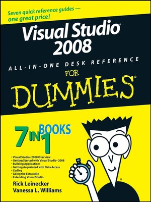 cover image of Visual Studio 2008 All-In-One Desk Reference For Dummies